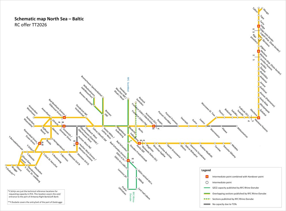 Schematic map RFC NS-B